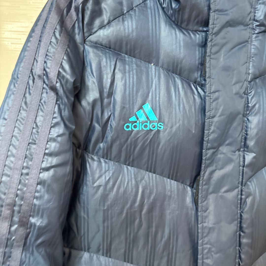 adidas ベンチコート ネイビー