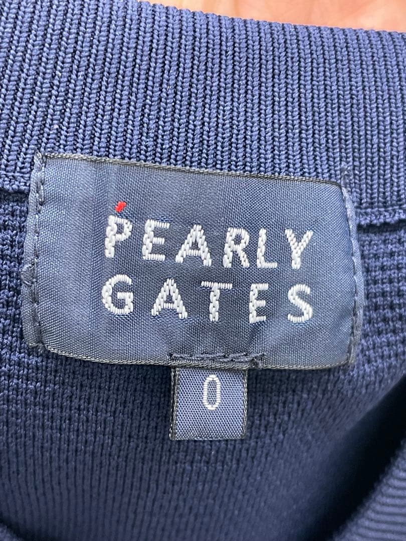 未使用級　PEARLY GATES ネイビー Vネック ベスト