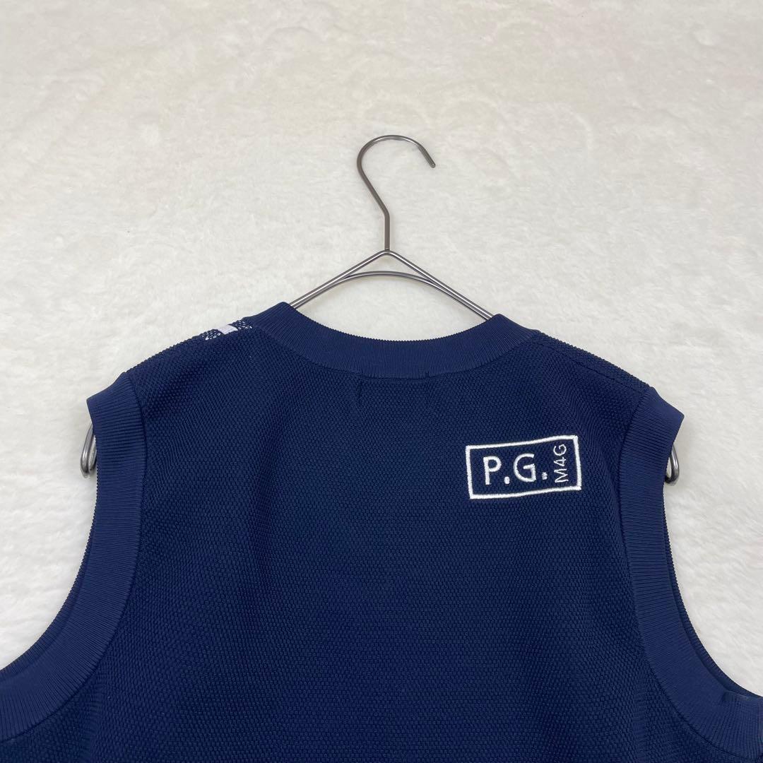 未使用級　PEARLY GATES ネイビー Vネック ベスト