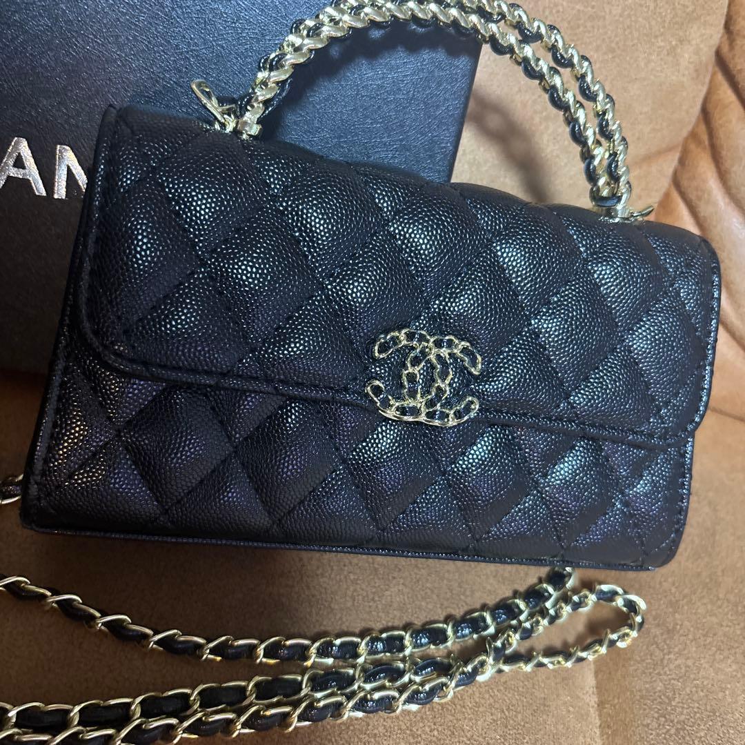 CHANEL 黒 キルティングバッグ ノベルティ