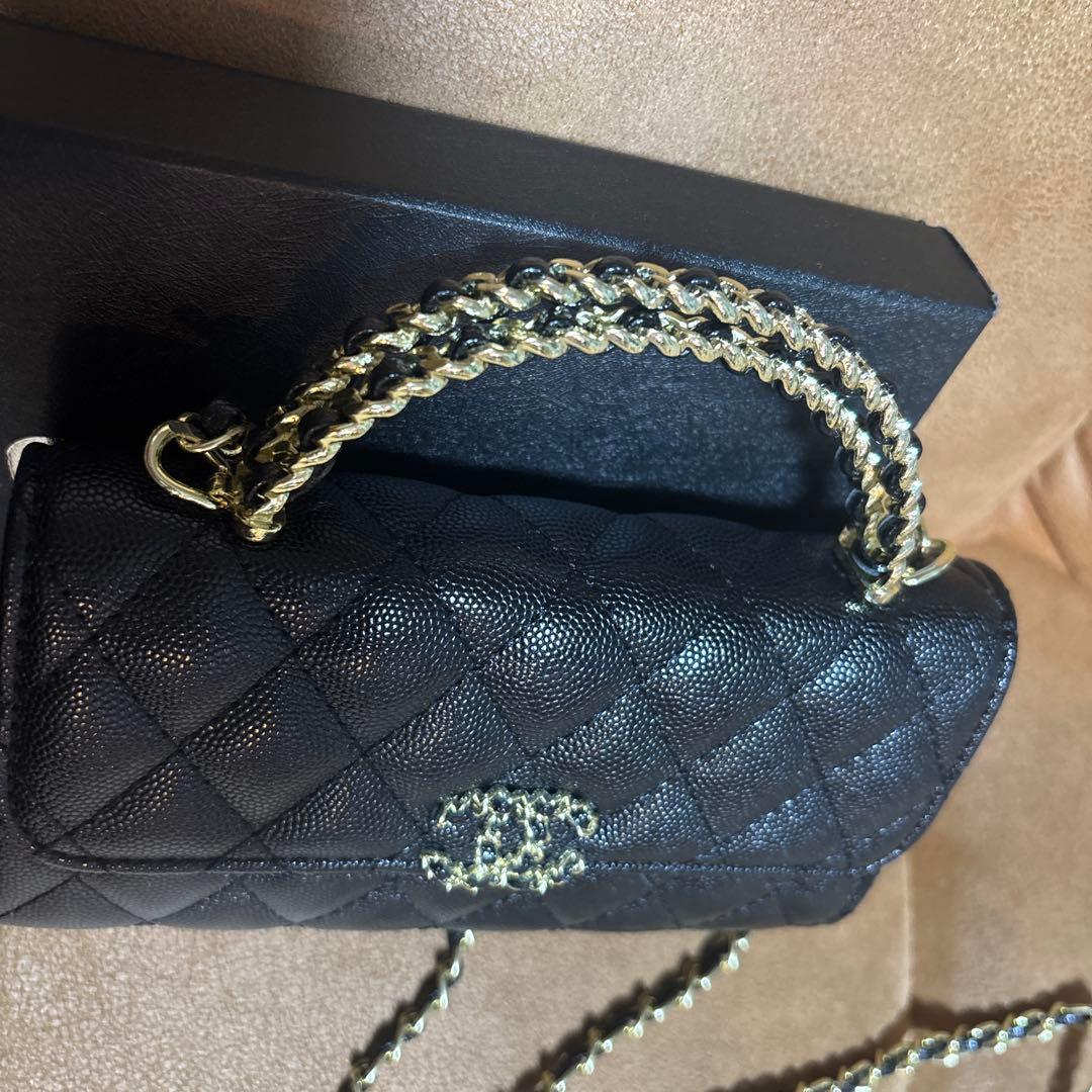 CHANEL 黒 キルティングバッグ ノベルティ