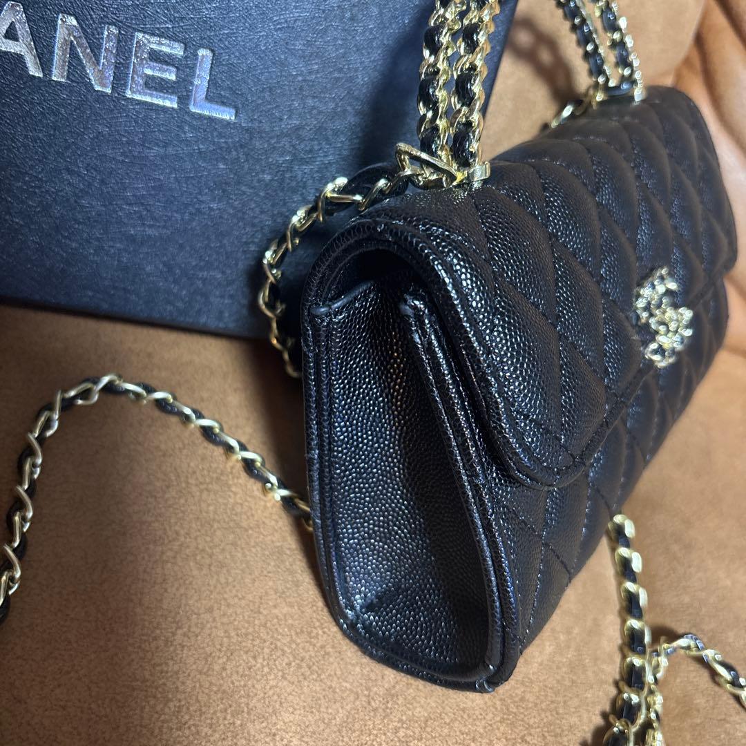 CHANEL 黒 キルティングバッグ ノベルティ