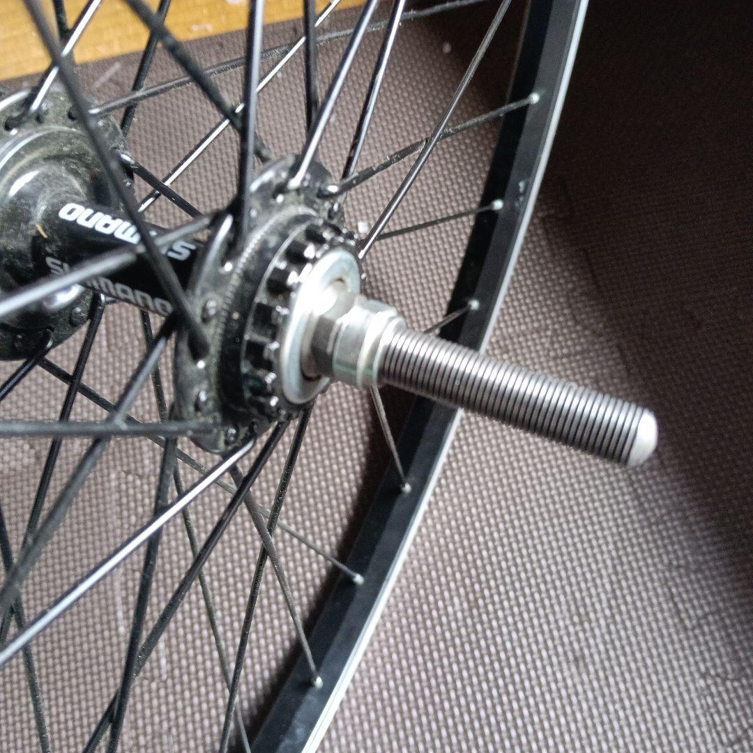 SHIMANO 完組ホイール 黒スポーク