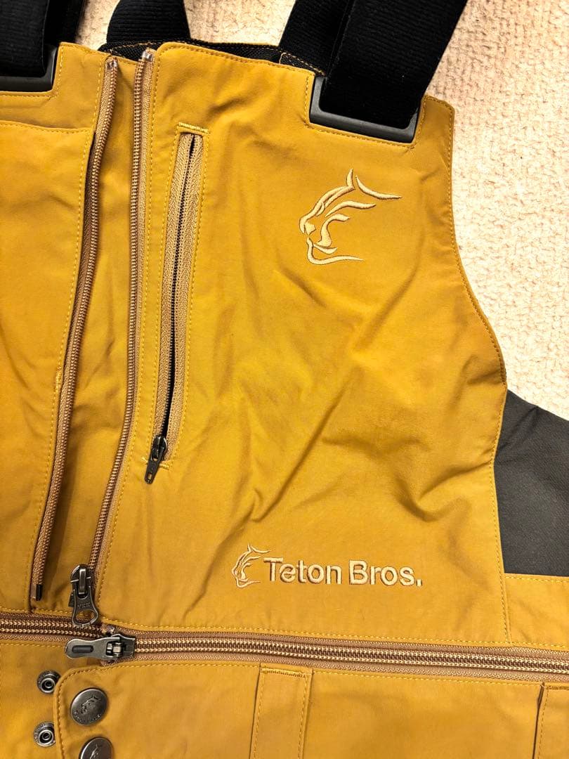 Teton Bros. TBパンツ ブロンズ ビブパンツ レディースM 美品