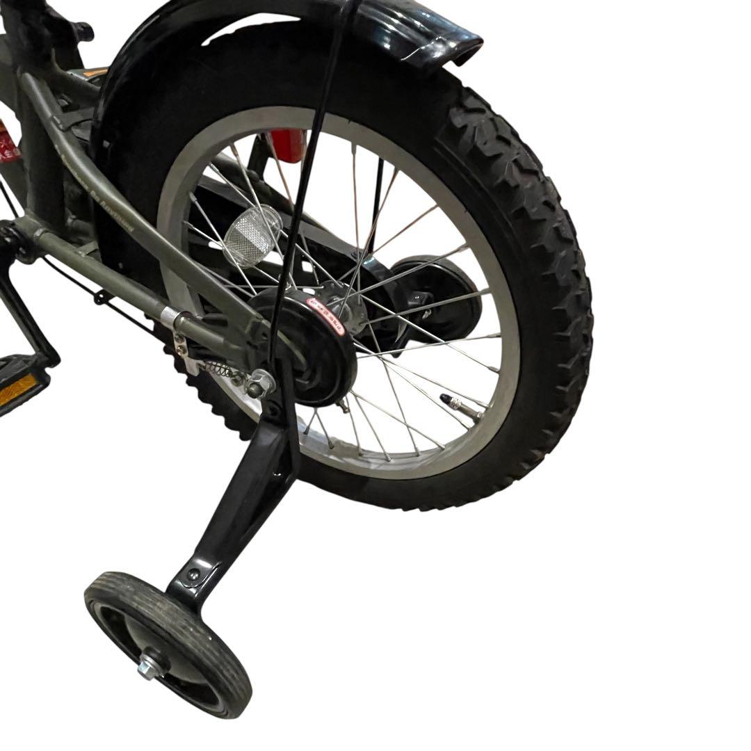 【美品】jeep je-16g 16インチ オリーブグリーン自転車キッズバイク