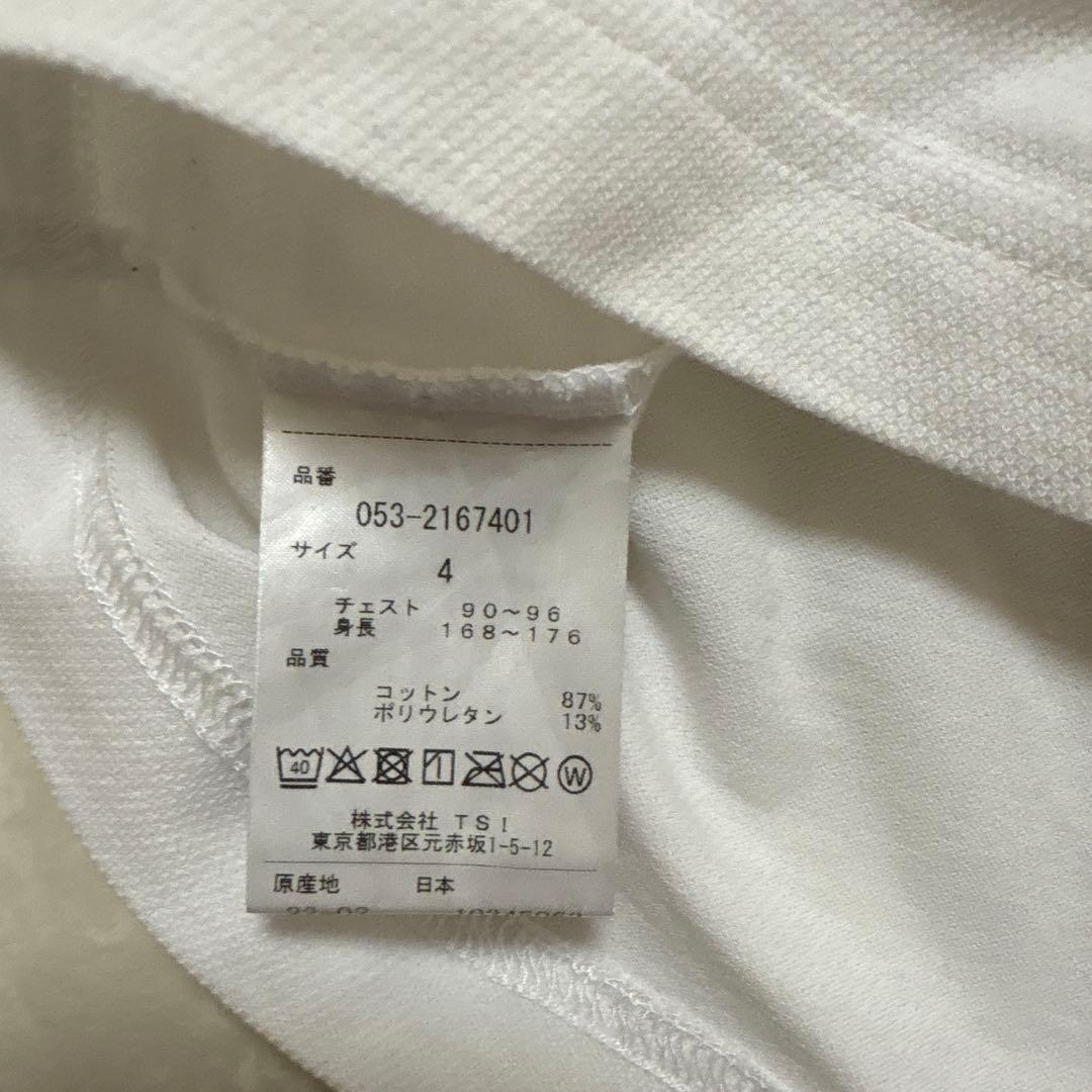 パーリーゲイツ★ビッグロゴ★薄手ストレッチ★モックネック【メンズ サイズ4（M】