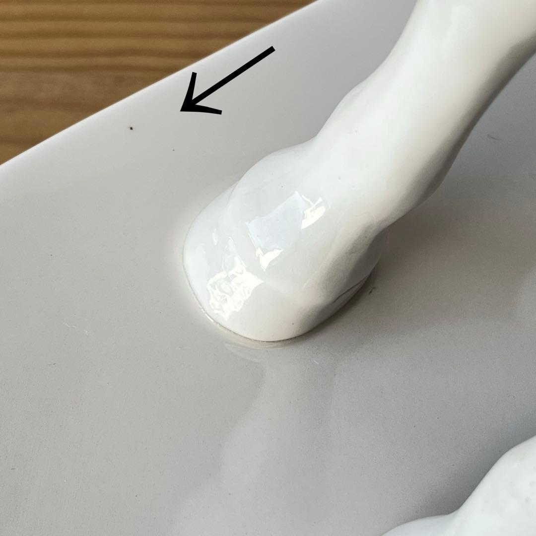 新品　非売品　ホワイトホース　陶器　置き物　置物　ウイスキー　ノベルティ　大型②