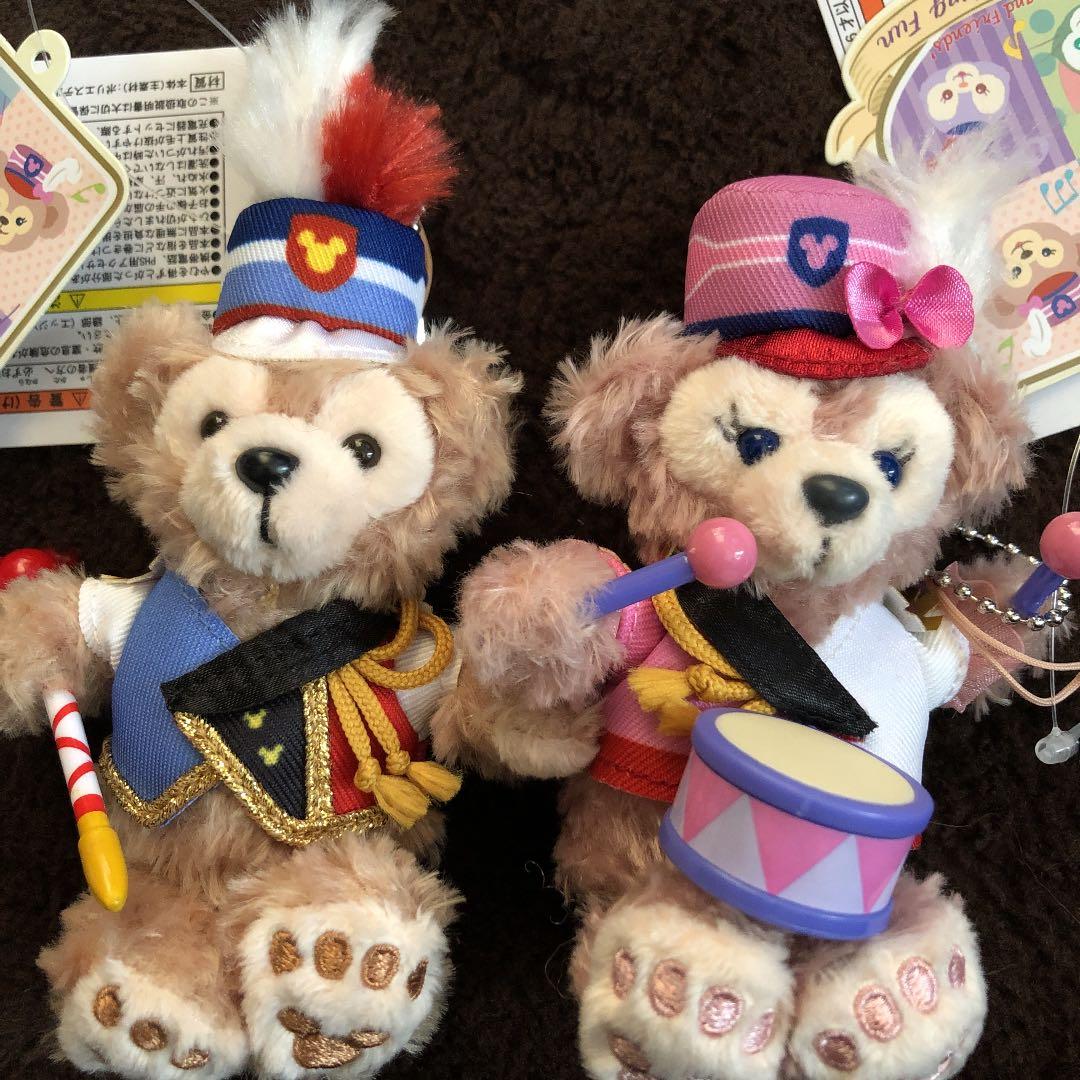 新品35周年ディズニーシー限定ダッフィー シェリーメイ ぬいぐるみストラップ