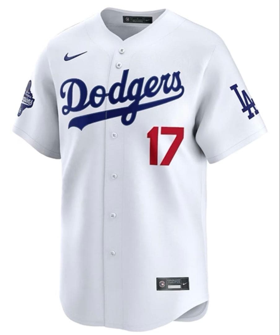 大谷翔平 ドジャースユニフォーム リミテッドジャージ 2025WS優勝パッチ付