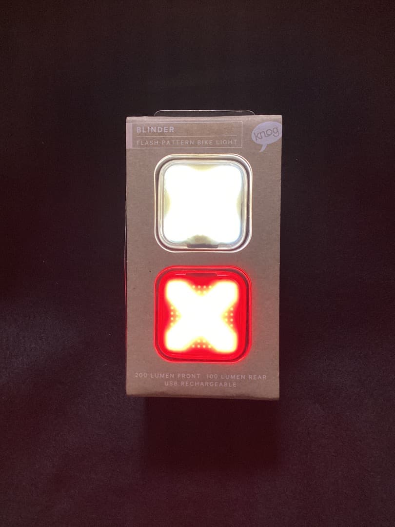 新品 KNOG ノグ BLINDER X TWIN PACK ライト前後セット