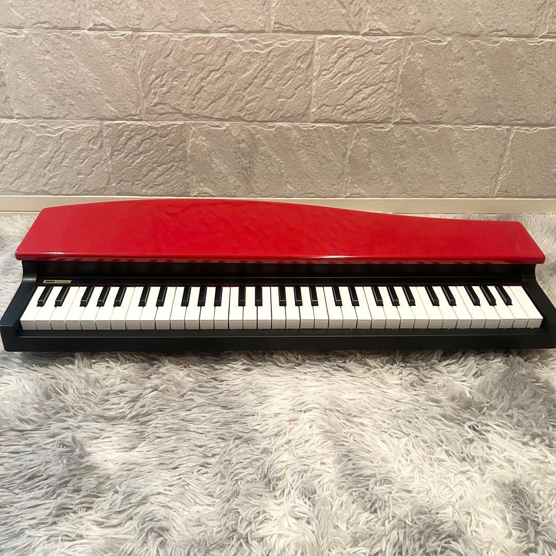 【極美品】 KORG MICROPIANO ミニ鍵盤61鍵 レッド