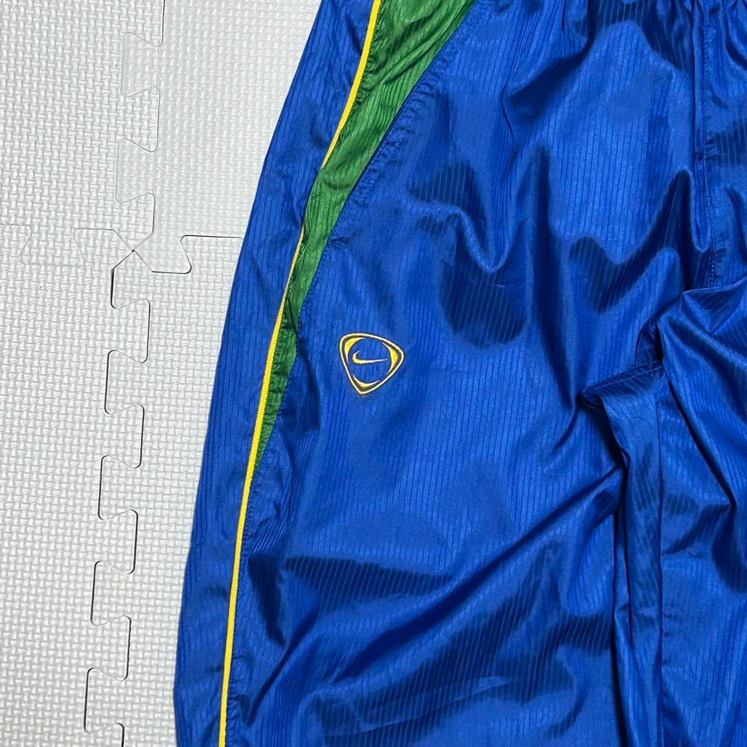 NIKE ピステ　セットアップ　L ブルー　刺繍ロゴ　サッカー　フットサル