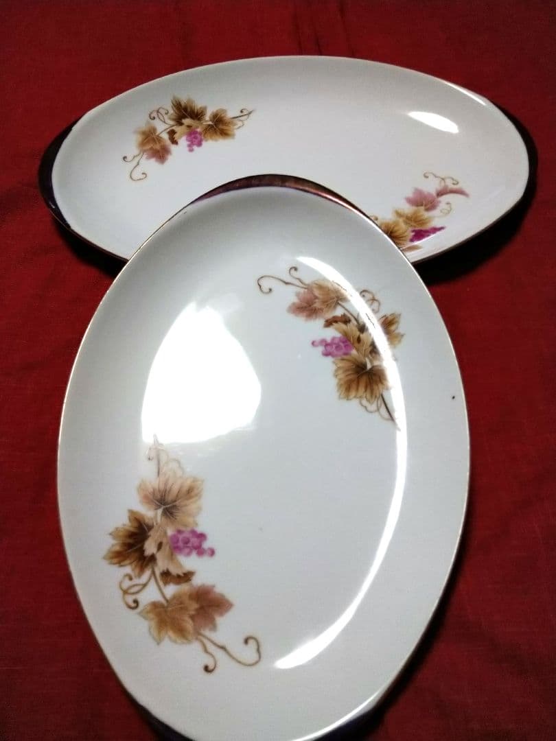 ♥希少なヴィンテージ品⬛パーティー用⬛上品で豪華で素敵な２タイプのオシャレな2皿
