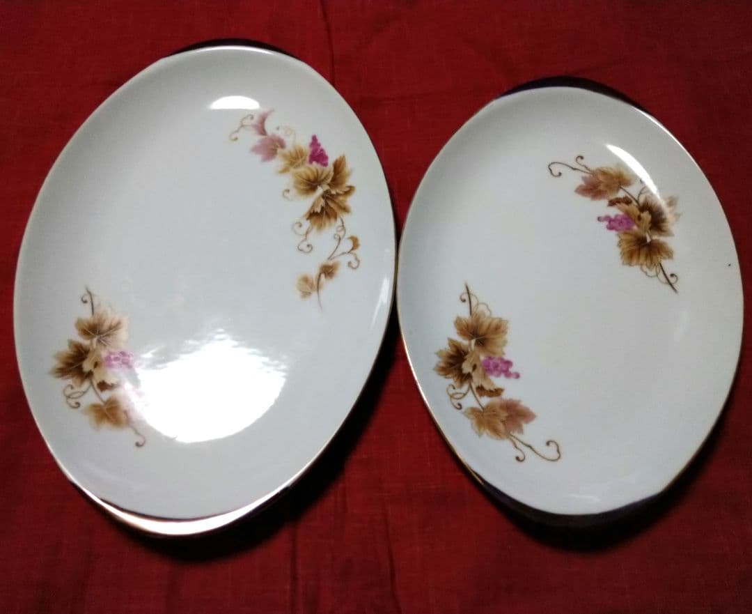 ♥希少なヴィンテージ品⬛パーティー用⬛上品で豪華で素敵な２タイプのオシャレな2皿