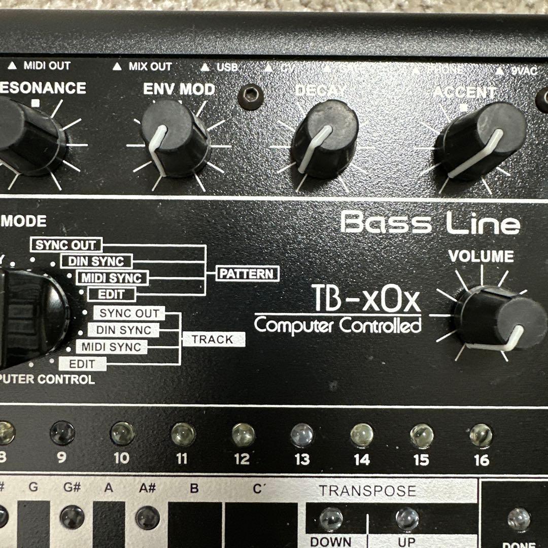 BA662搭載 x0xb0x TB-x0x 303クローン アナログシンセ