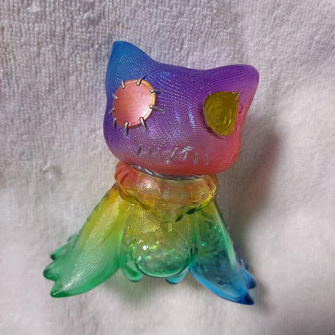 ソフビ ELfrog工房 パッチ レインボー