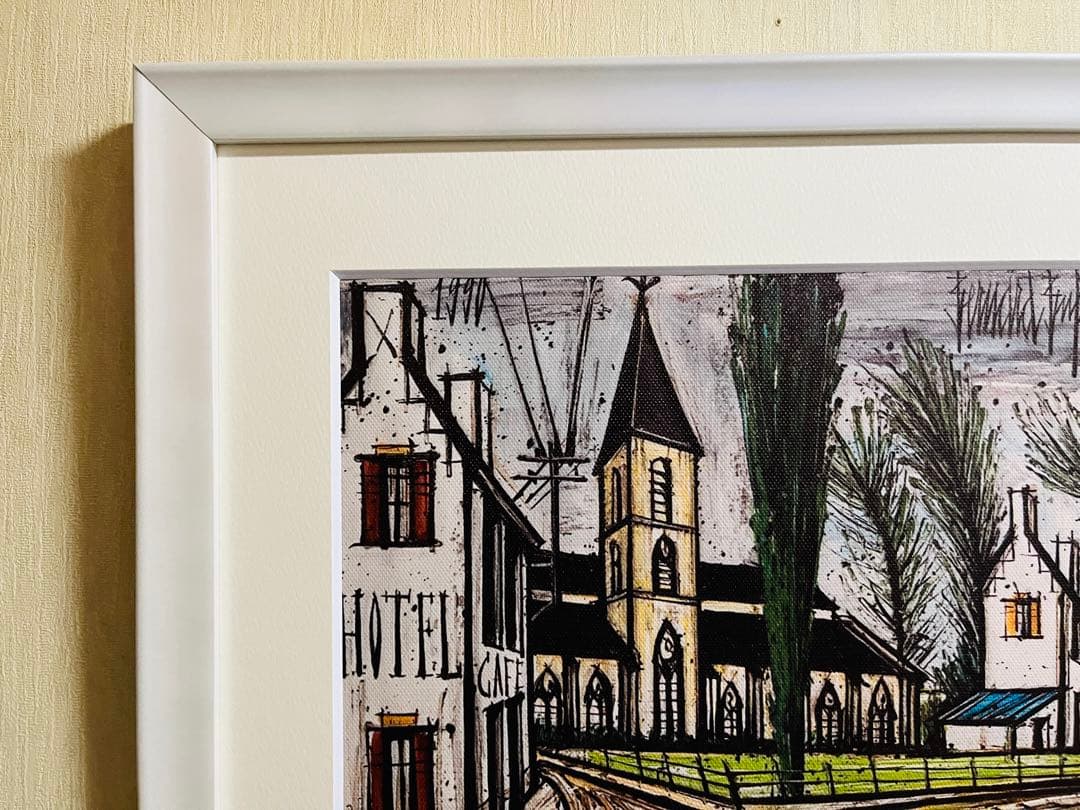 ベルナール・ビュッフェ <教会広場>