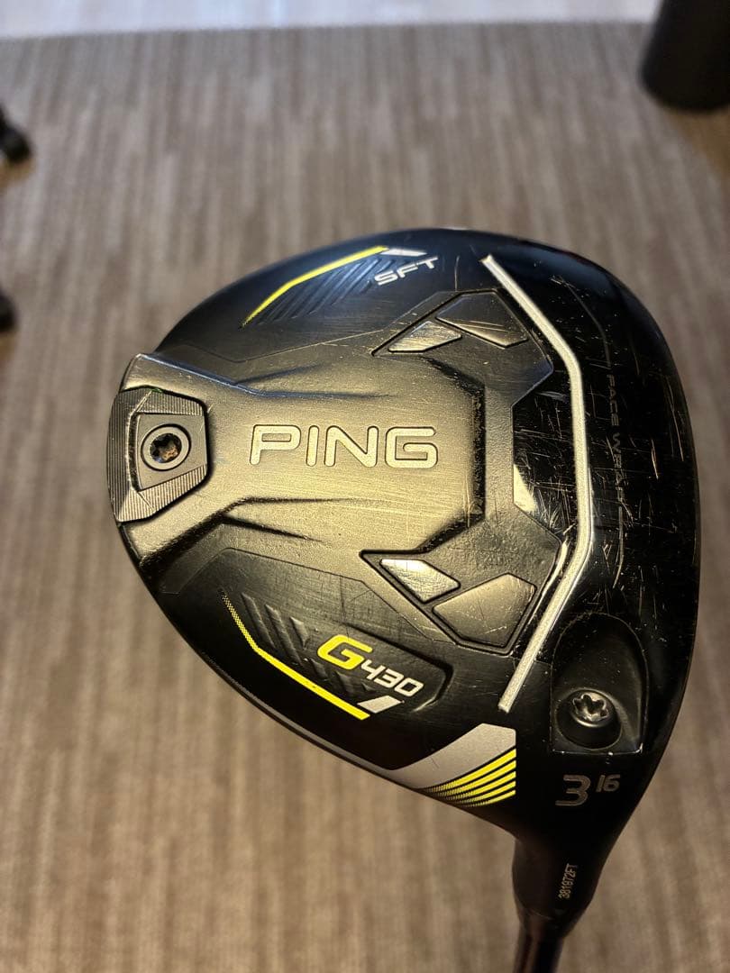 【美品・純正カバー付き】PING G430 SFT 5W 純正シャフト SR