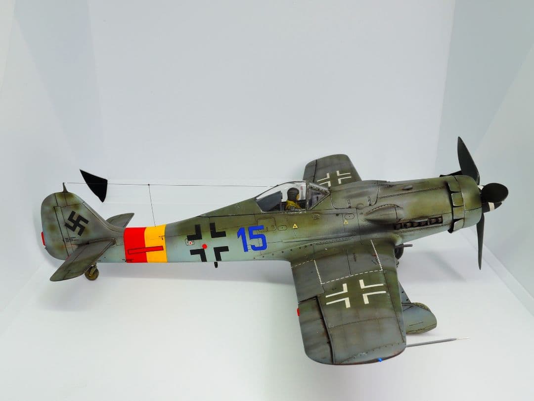 【プラモデル完成品】タミヤ 1/48 フォッケウルフ Fw190 D-9