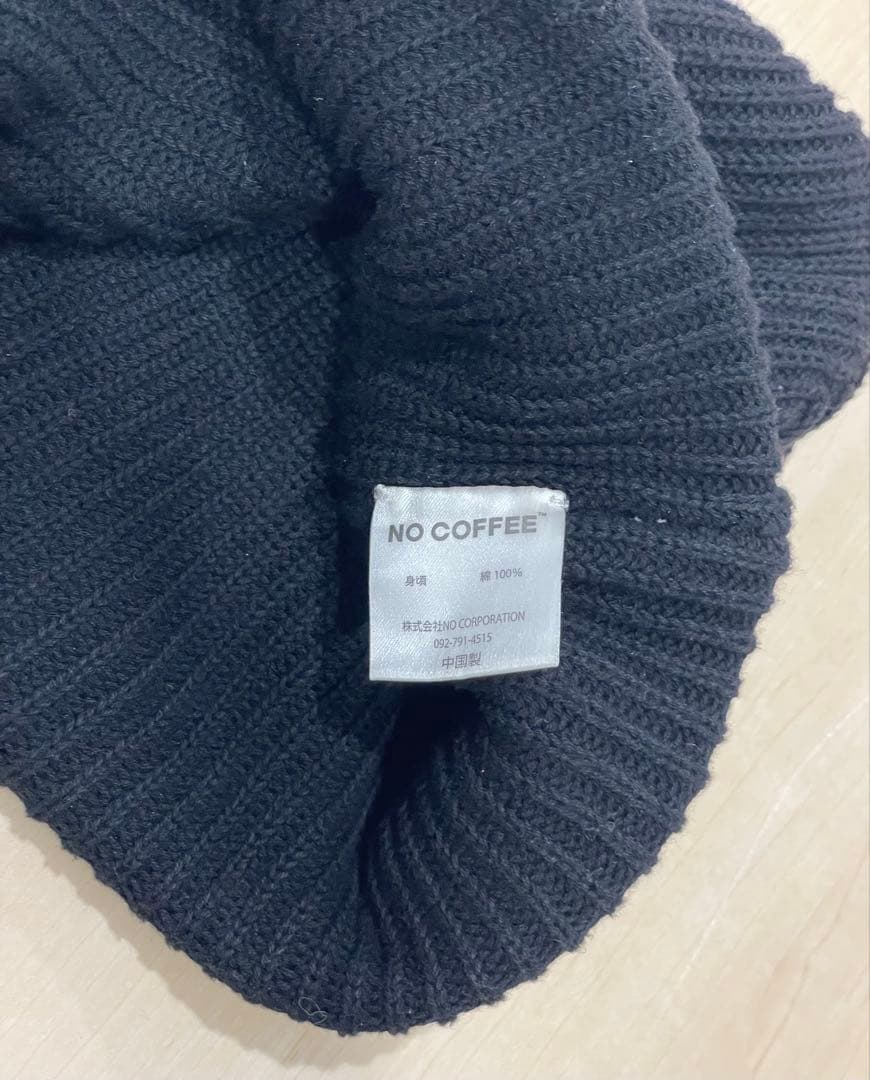 NO COFFEE×CLUBHAUS コラボ NO GOLF ニット帽
