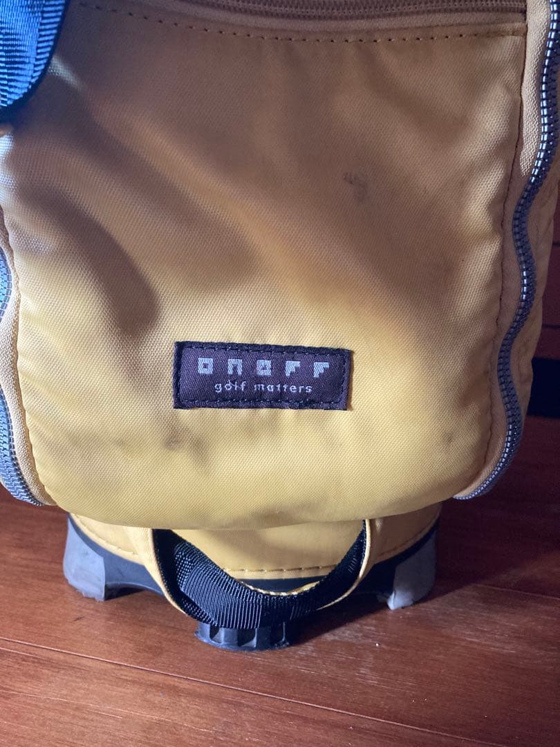 ONOFF オノフ キャディバッグ 9インチ　イエロー