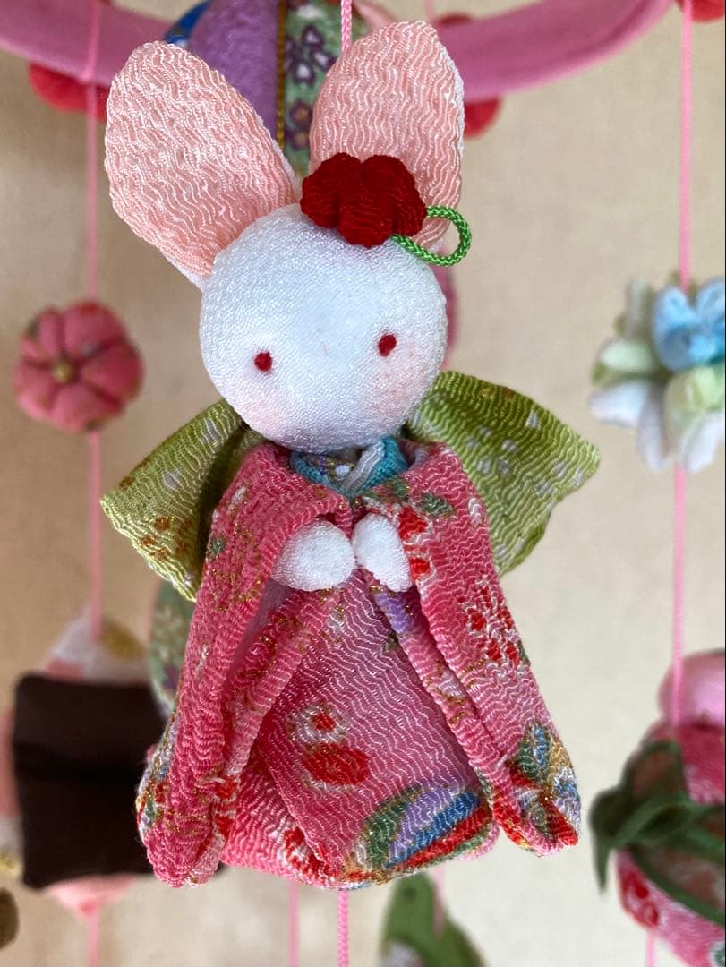 ひな祭り　吊るし雛　吊るし飾り　初節句　さげもん　ちりめん細工
