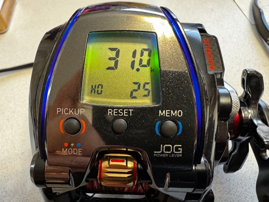 ダイワ シーボーグ300J 電動リール JOGパワーレバー 31km 25h