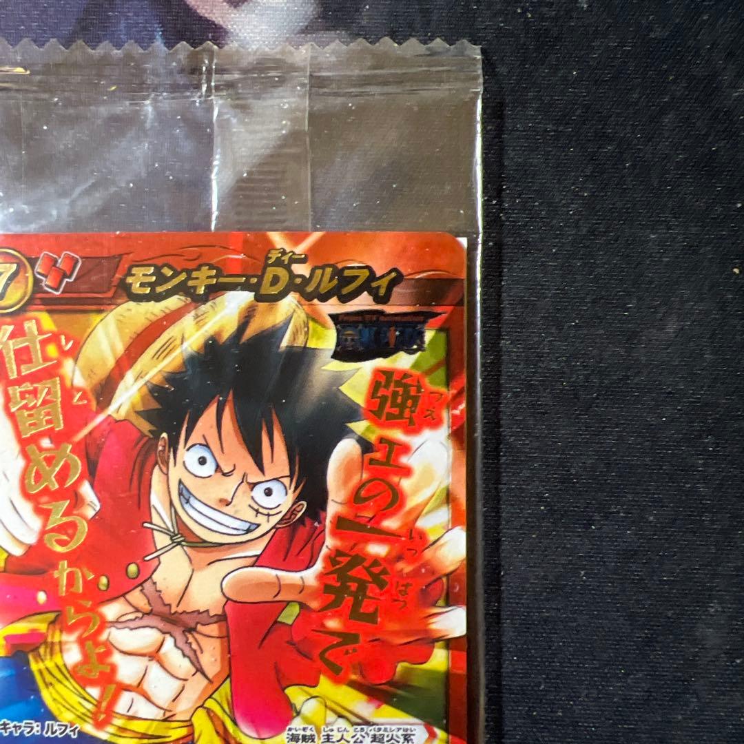 希少！ミラバト　ワンピース　モンキー・D・ルフィ プロモ・赤 超激闘Ωレア非売品