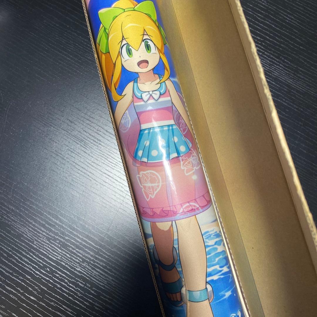 夏休のロール　ラバープレイマット　ロックマンX dive アイテムくじ　当選品