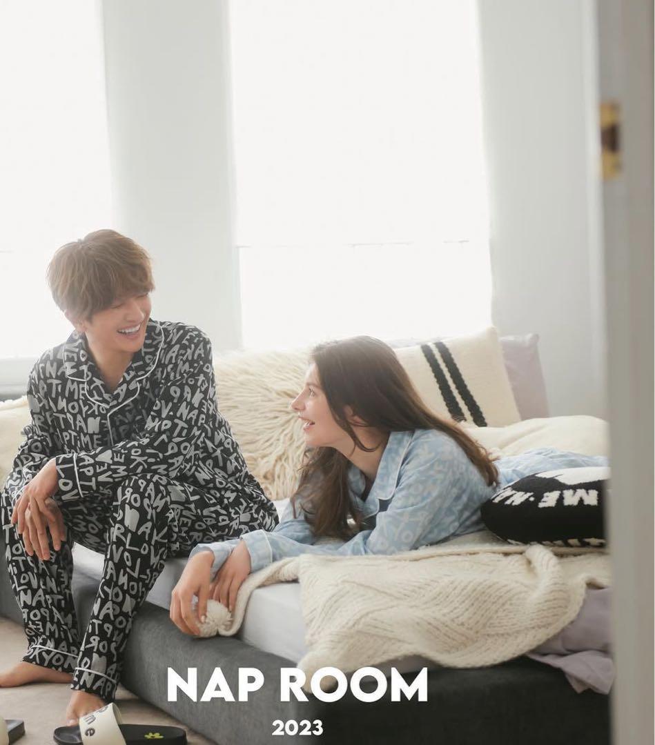 ナップタイム　naptime. Nissy 西島隆弘　総柄パジャマパンツ