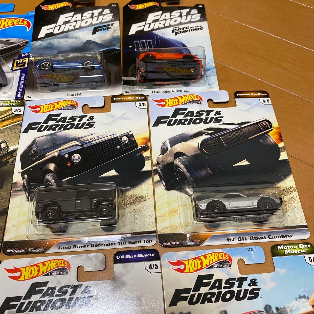 ホットウィール ワイルドスピード　ミニカーセット