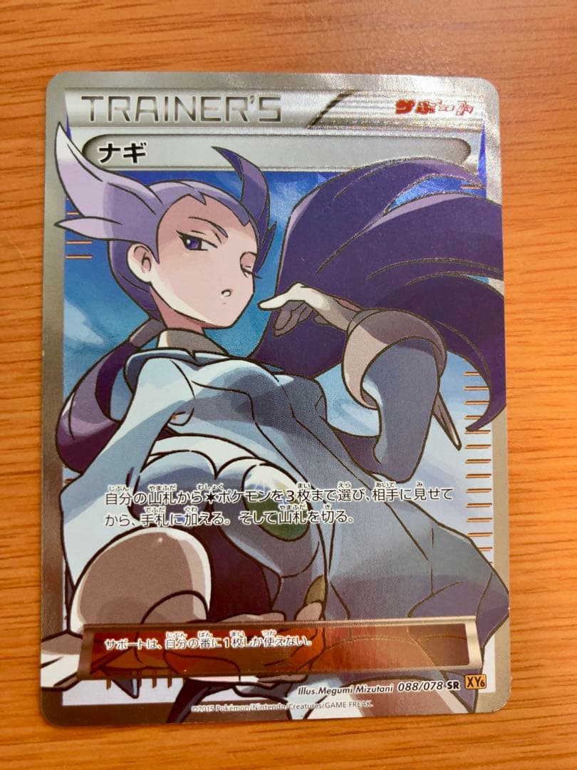 Pokémon Card ナギ SR XY6 エメラルドブレイク 088/078