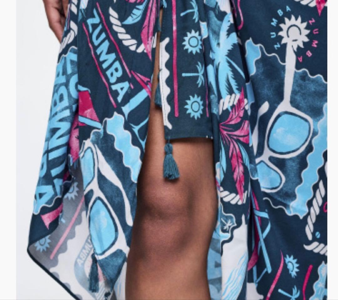 Zumba Cruise Sarong <Teal/Blue>新作パレオ