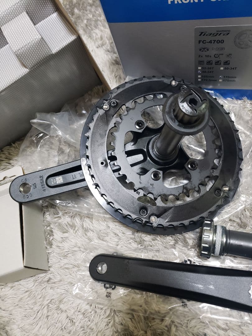RROWHEEL RPL-521CP-TT クランク&BB 自転車クランク
