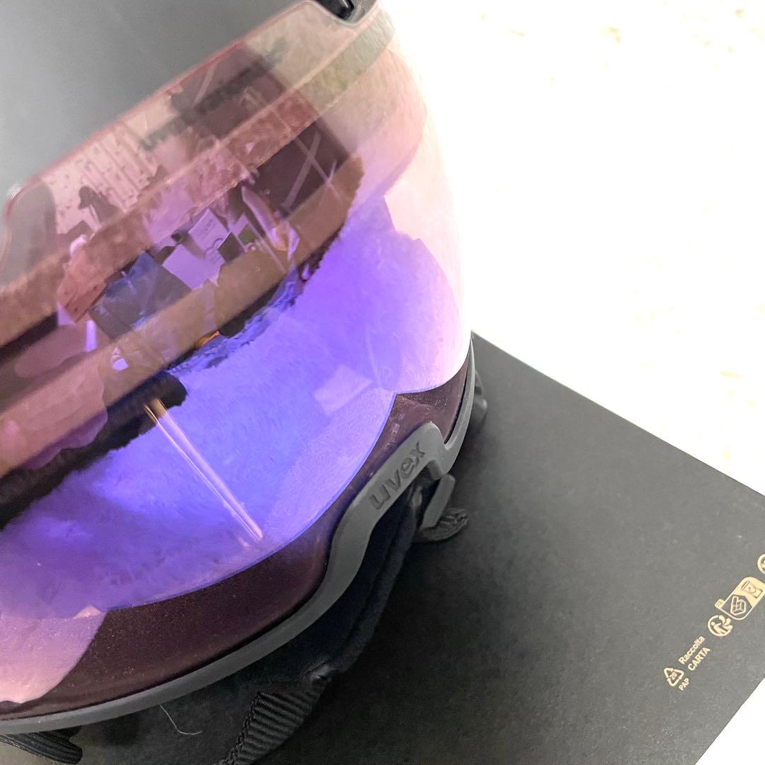 uvex ウベックス バイザーヘルメット キッズ スノーボード スキー