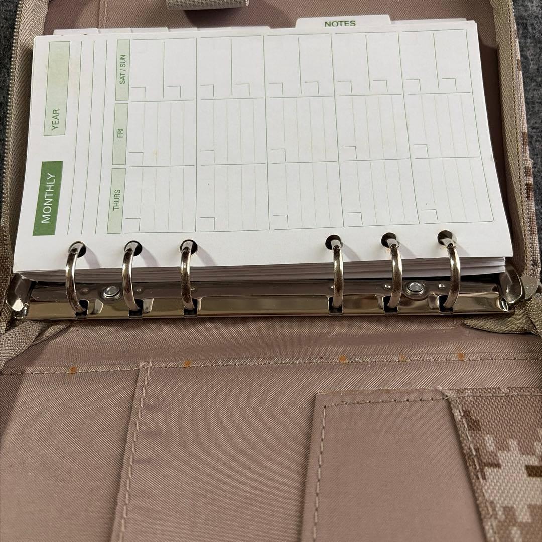 米軍　パーソナル オーガナイザー　バインダー　（手帳） 極美品　貴重