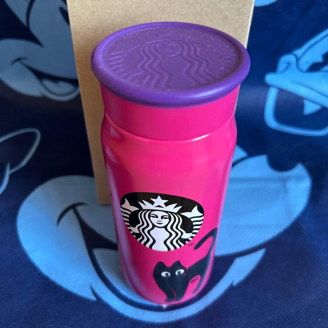 スタバ　ハロウィン2023ステンレスボトルキャット355ml starbucks