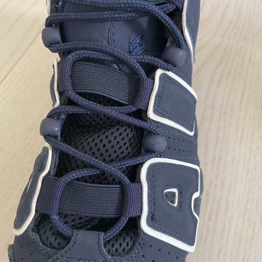 【nikeナイキ】モアテン レディース25cmネイビーMORE UPTEMPO