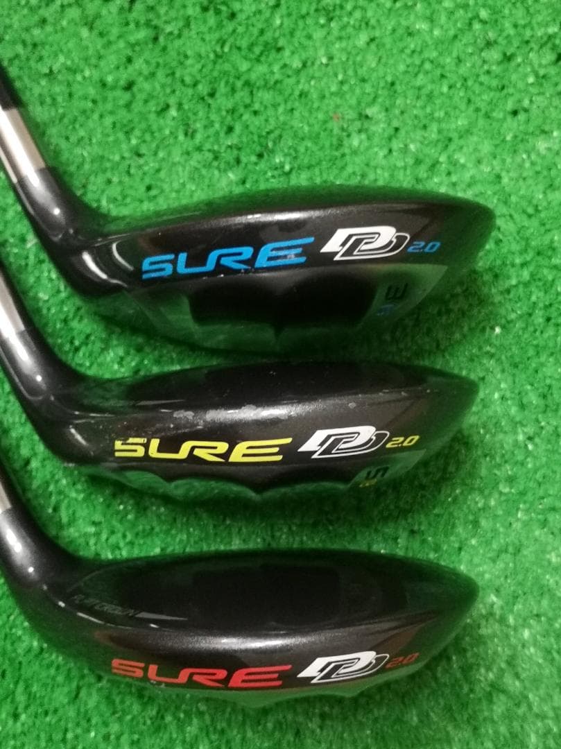 Mizuno SURE DD 2.0ワンレングス 3W・5W・7W 純正R