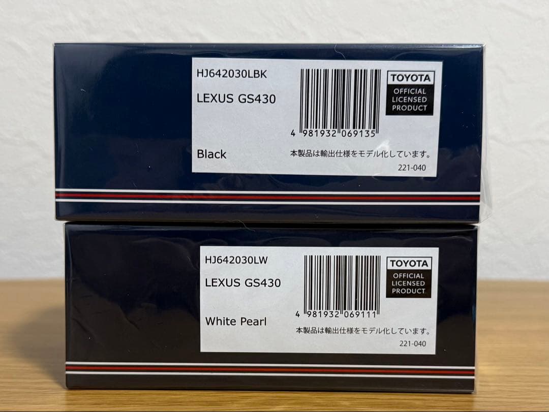 新品未開封 LEXUS GS430 1/64 レクサス ミニカー ホビージャパン