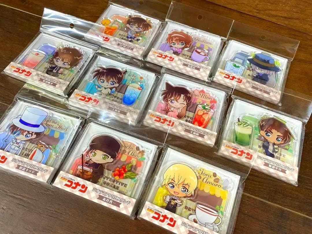 名探偵コナン ジオラマアクリルスタンド 全10種　きゃらぺこ