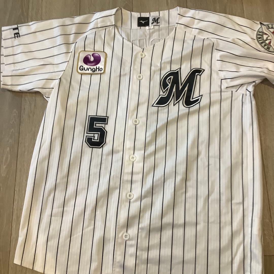 千葉ロッテマリーンズ　安田尚憲　ユニフォーム　Mサイズ 鴎ワッペン付き