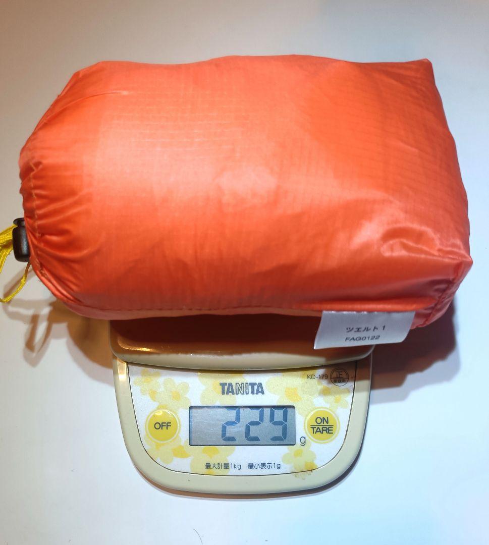 【未使用】ファイントラック ツエルト軽量230g 登山 防災