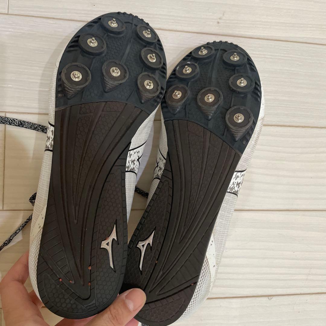 Mizuno スパイクシューズ 25.5cm ホワイト