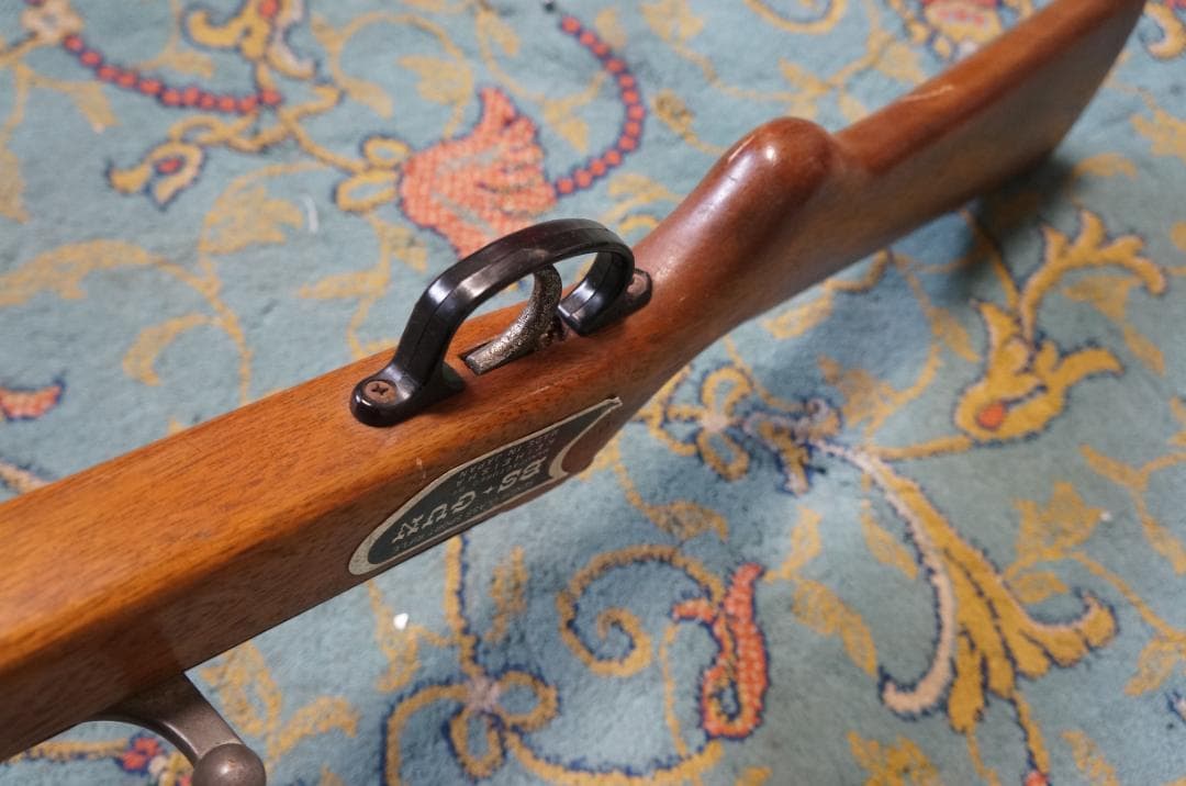 射的銃 空気銃 BS-GUN　つづみ弾用？？　木製ストック　昭和レトロ