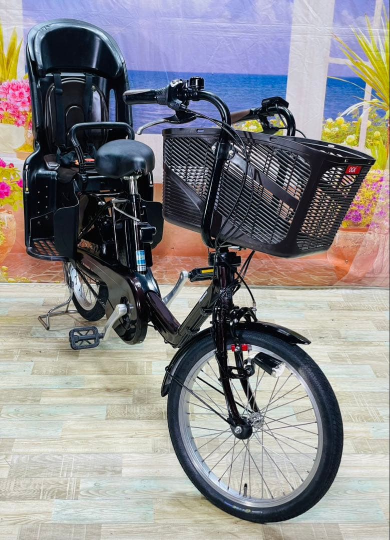 人気モデル！ギュット⭐️12AHパナソニック子供乗せ電動アシスト自転車Y3707