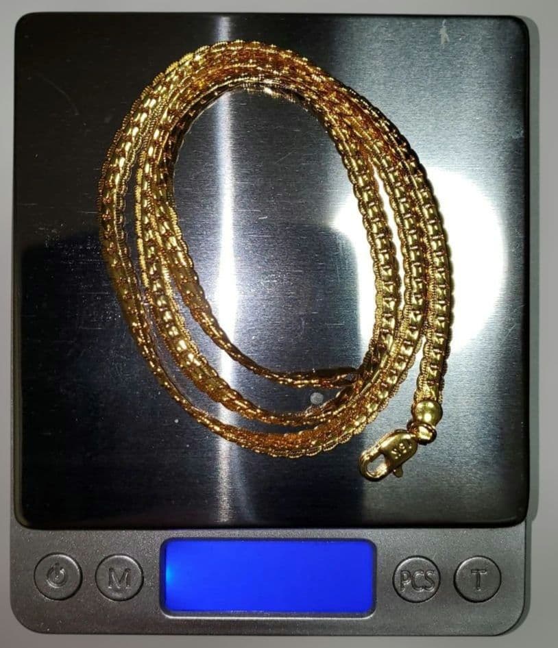 『ヴィンテージ 18K(刻印有り)ゴールドネックレス・骨董品( 約23.2g)』