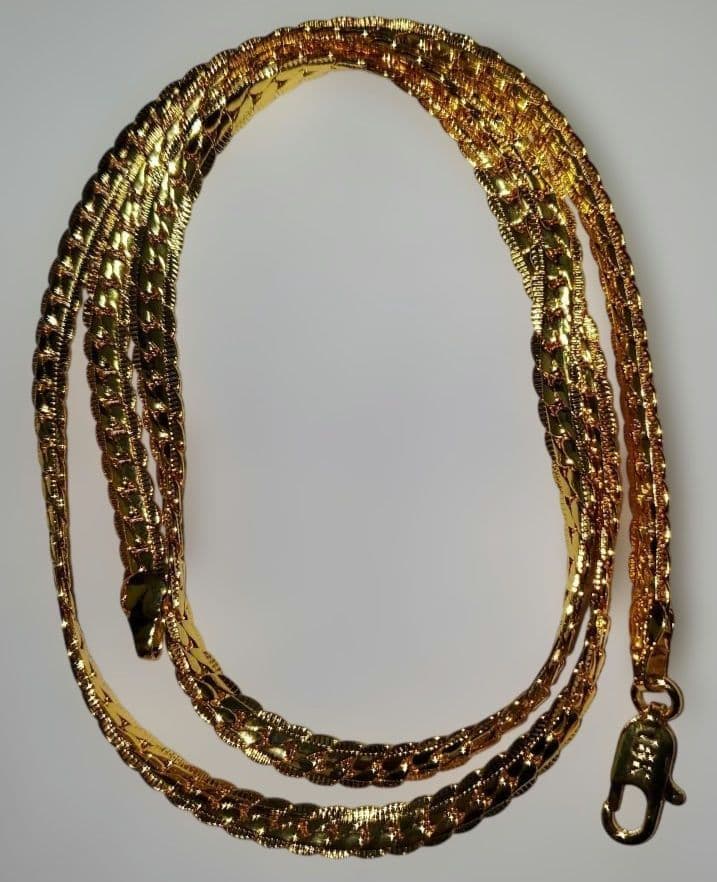 『ヴィンテージ 18K(刻印有り)ゴールドネックレス・骨董品( 約23.2g)』