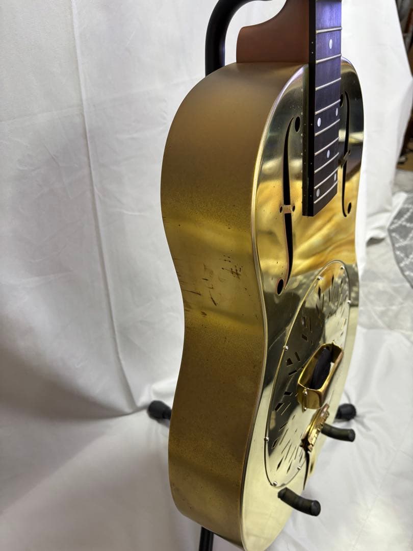ギター National Reso-Phonic Raw Series Brass