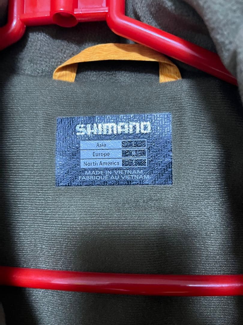 シマノ　ウェア　Lサイズ オレンジ　防寒着